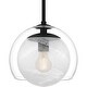 preview thumbnail 5 of 6, Eslinger 1-Light Matte Black Mini Pendant