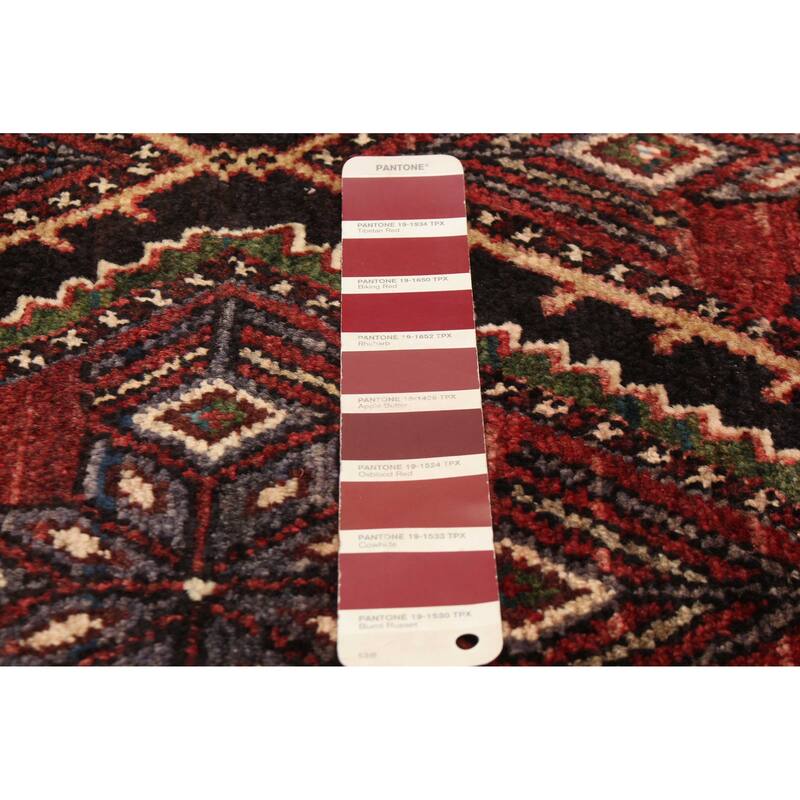 ECARPETGALLERY Hand-knotted Konya Anatolian Red Wool Rug - 3'4 x 9'9