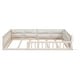 preview thumbnail 7 of 10, Wood Full Size Bed with Guardrail and Pillow
