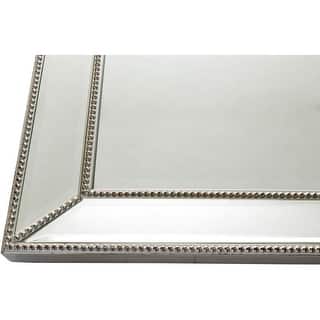 Livabliss Danika Wood Framed Medium Size Rectangular Wall Mirror - 32" x 47"