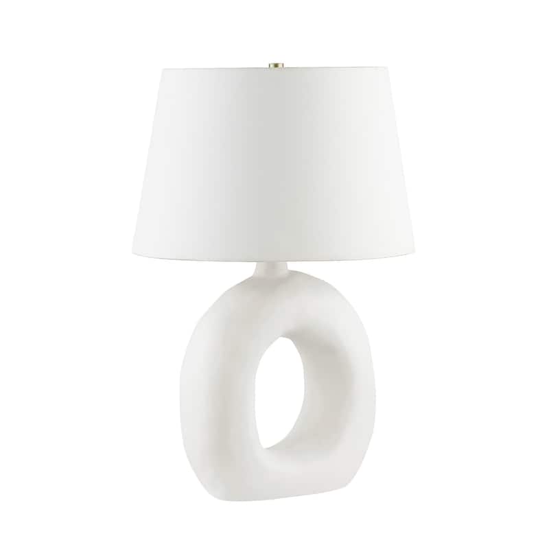 Renwil Kalahari 23" Length Table Lamp, Off-White