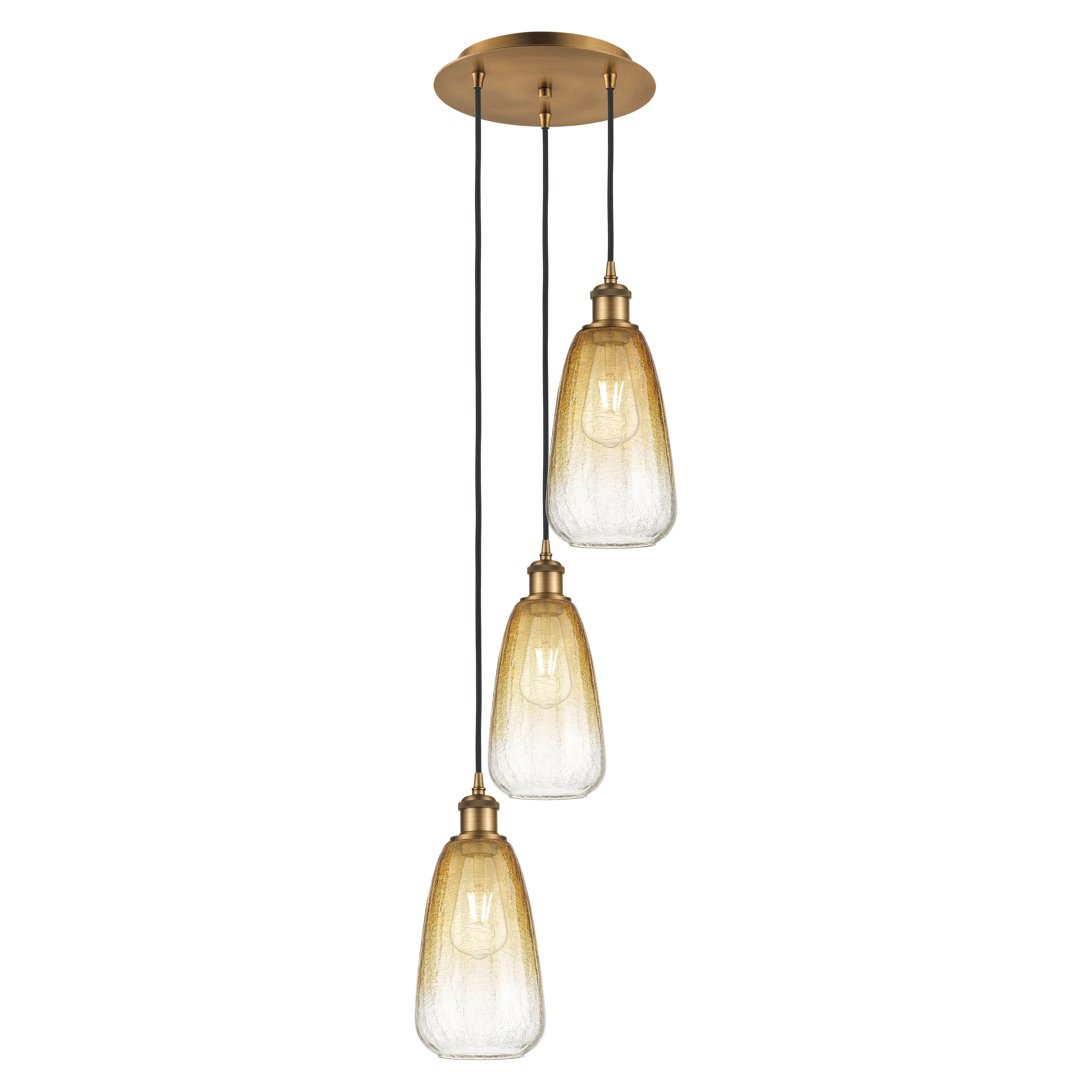 Innovations Lighting Endless Possibilities Ballston - Brookhaven Almond - 3 Light 13" Cord Hung Multi Pendant