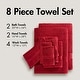 preview thumbnail 46 of 130, Madison Park Signature 800GSM Ultra-Soft 100% Cotton Absorbent Towel Set