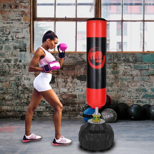 Heavy standing punching hotsell bag
