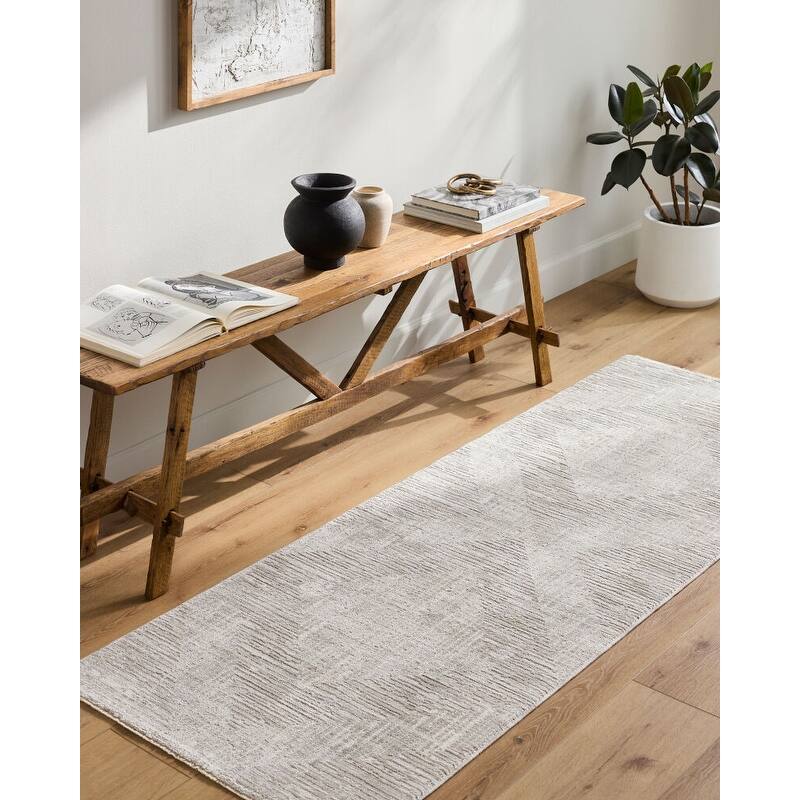 Livabliss Masterpiece Rustic Area Rug - 7'10" x 10'2" - Grey