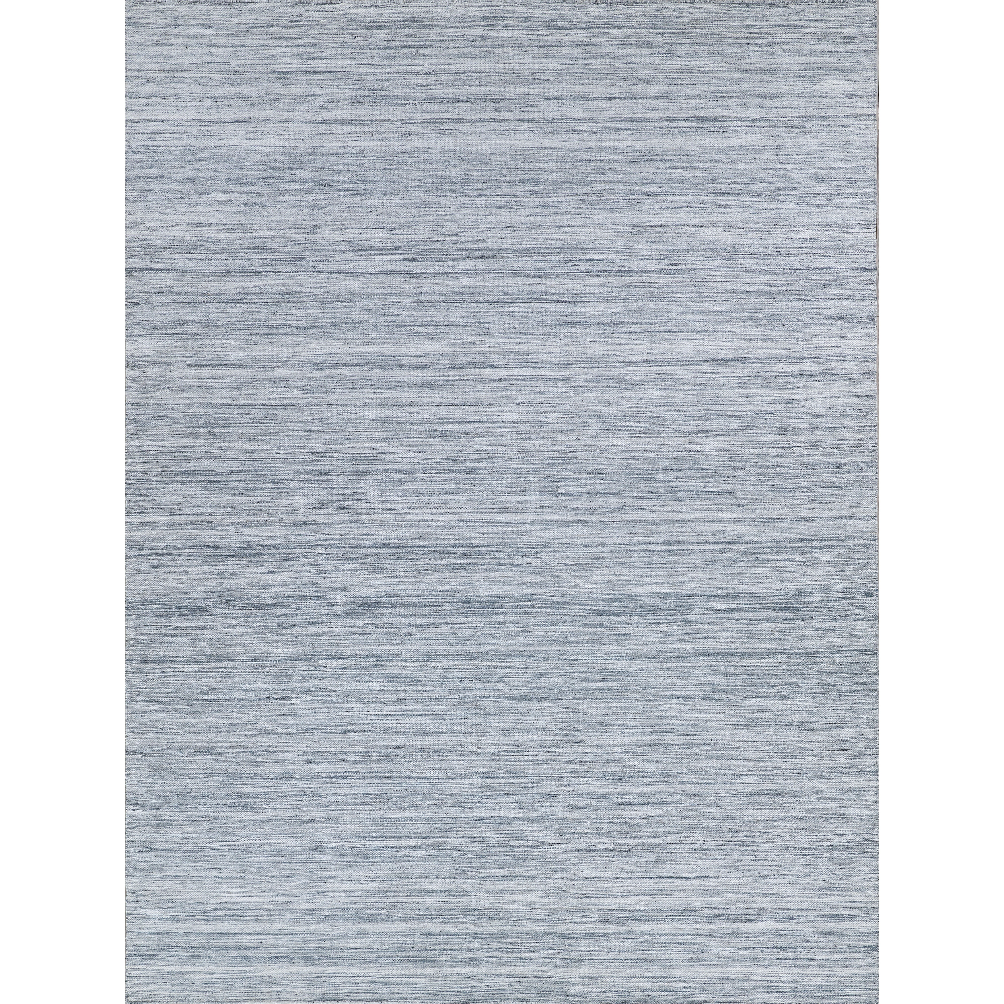 EXQUISITE RUGS Kashmir Indoor/Outdoor Flatweave PET yarn Aqua/Grey Area Rug.