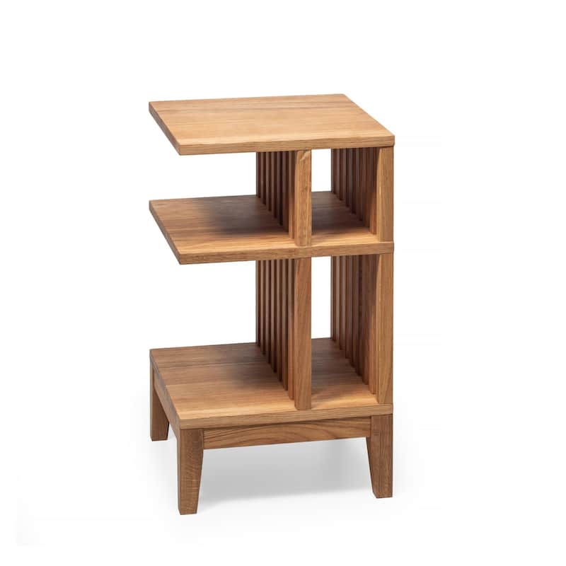 Scandinavian Solid Oak Wood Nightstand Bedside Table