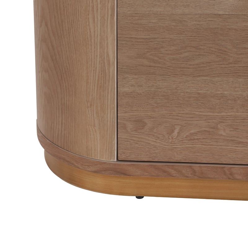 Christopher Knight Home - Valmont MDF 4 Doors Sideboard with Metal Base and Storage