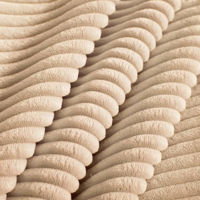 GDFStudio - Corduroy 4-Seater 170" Cloud Sofa Couch with Extra-Thick Armrests