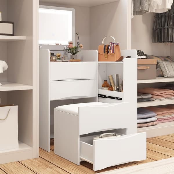 all in one multifunction modern dressing table Amazon.com