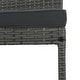 preview thumbnail 12 of 13, 5-Piece Outdoor Wicker Counter Height Dining Set with Removable Cushion and Acacia Wood Table Top