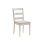 preview thumbnail 9 of 14, Hillsdale Furniture Spencer Wood Ladder Back Dining Chair, Set of 2, White Wire Brush