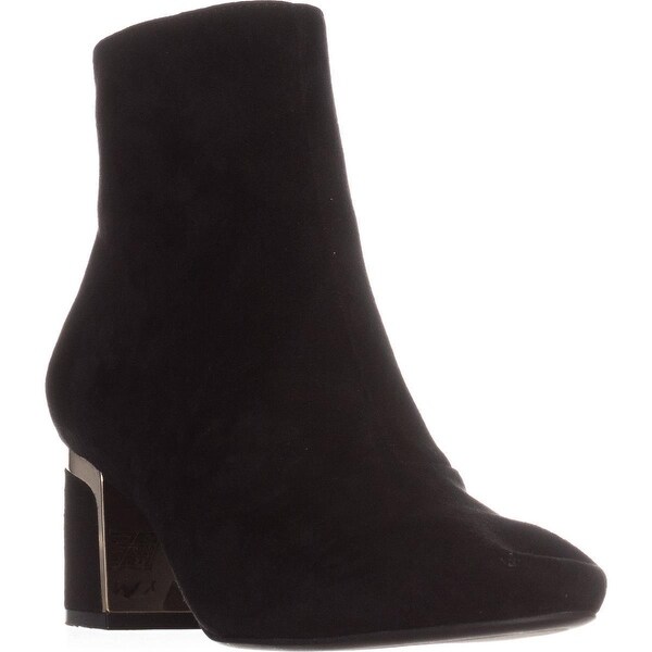 dkny black ankle boots