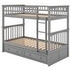 preview thumbnail 25 of 24, Merax Bunk Bed with Drawers, Convertible Beds