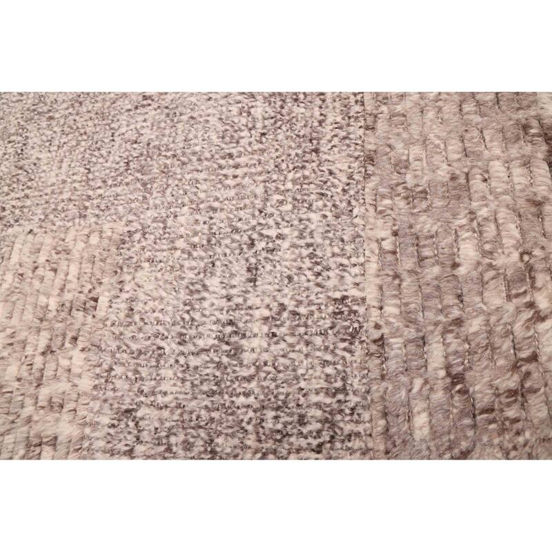 ECARPETGALLERY Hand-knotted Looma Grey, Taupe Wool Rug - 8'2 x 10'3