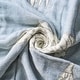 preview thumbnail 8 of 24, 100% Cotton Jacquard Throw Blanket, Paisley Floral Breathable Lightweight Soft Bed Sofa Blanket