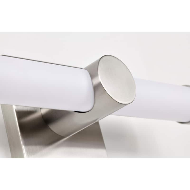 Bowman 12 Inch LED Vanity Brushed Nickel Acrylic Lens - Brushed Nickel