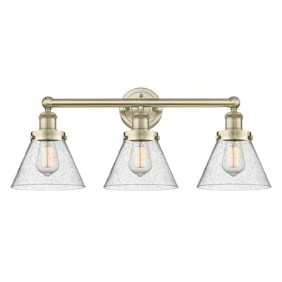 Innovations Lighting 616-3W-10-25 Cone Vanity Cone 3 Light 25" Wide