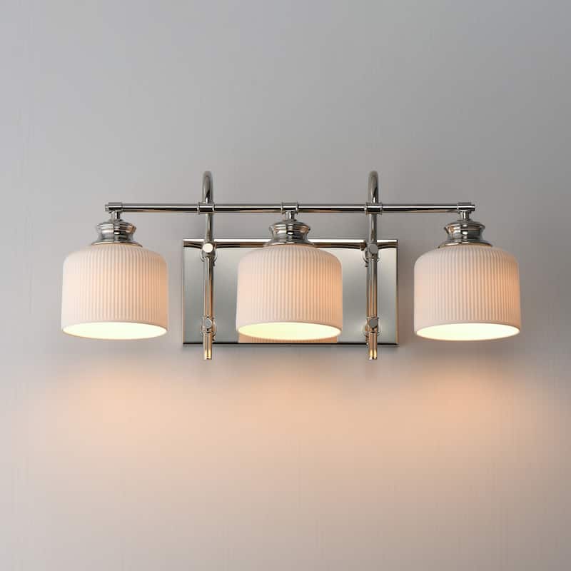 Maxim 21493WT Bisque 3 Light 24" Wide Vanity Light