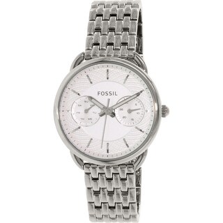 Shop Fossil Women S Tailor Es3712 Silver Stainless Steel Quartz