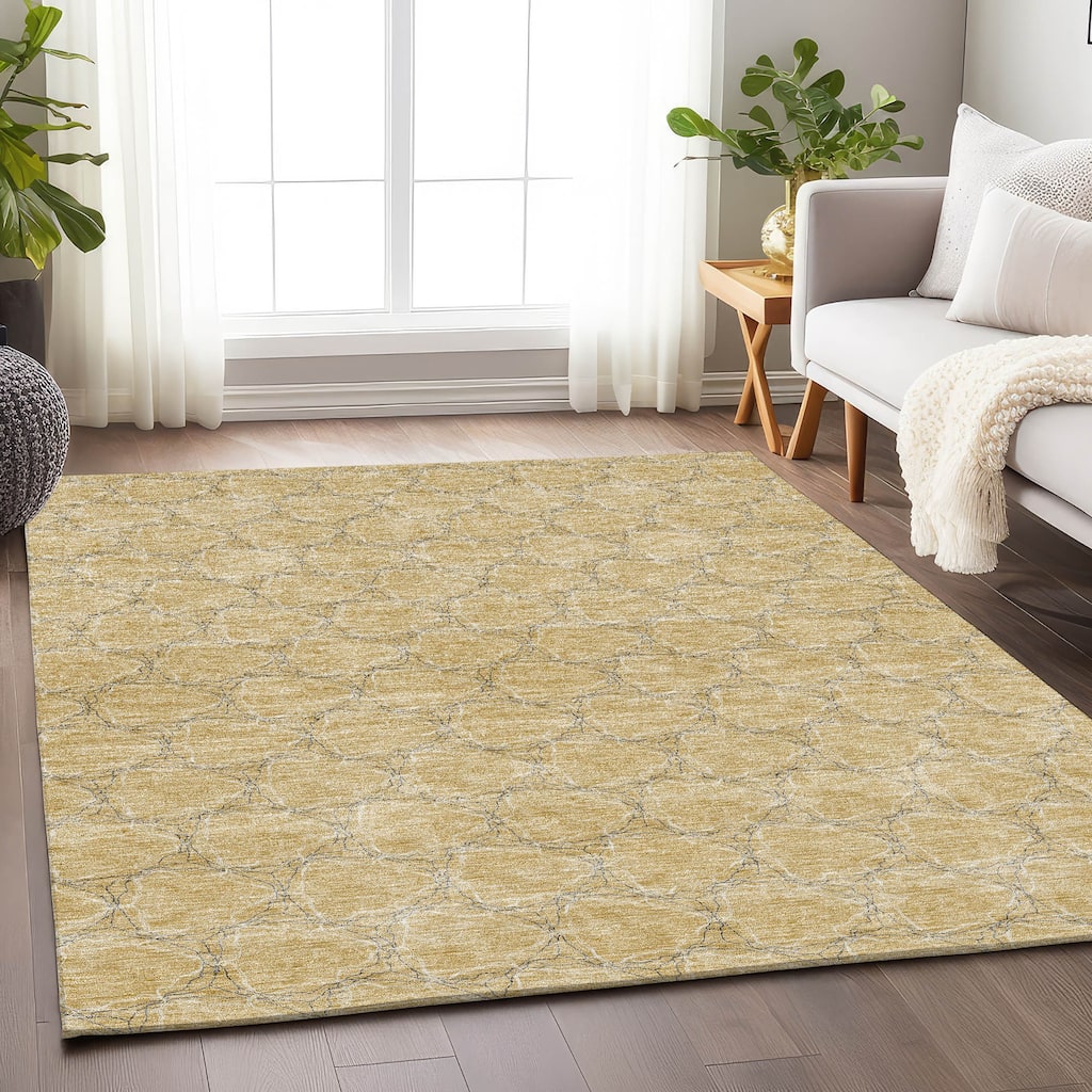 Premium Washable Super Soft Modern Geo Mayfield Rug
