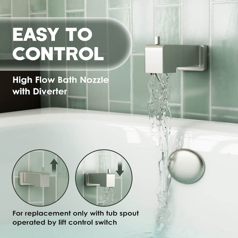 Tub Spout with Standard NPT 1/2" Connection