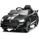 preview thumbnail 2 of 23, Funtok GT02A Kids' Ride On Car 12V Battery with Realistic Mustang Design GT5100 Black