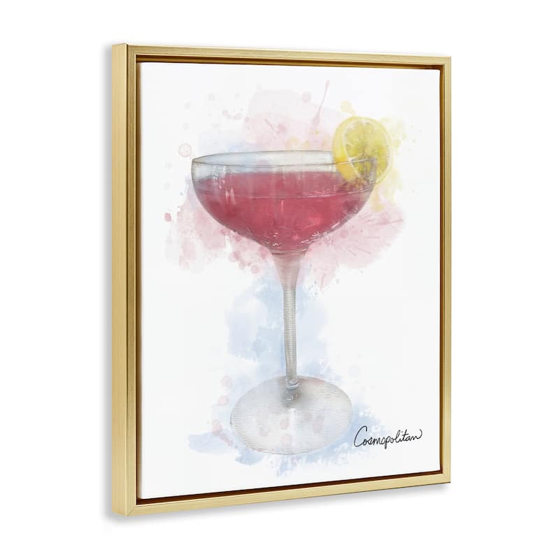 Stupell Soft Faded Cosmopolitan Framed Floater Canvas Wall Art Design By Matthew Piotrowicz