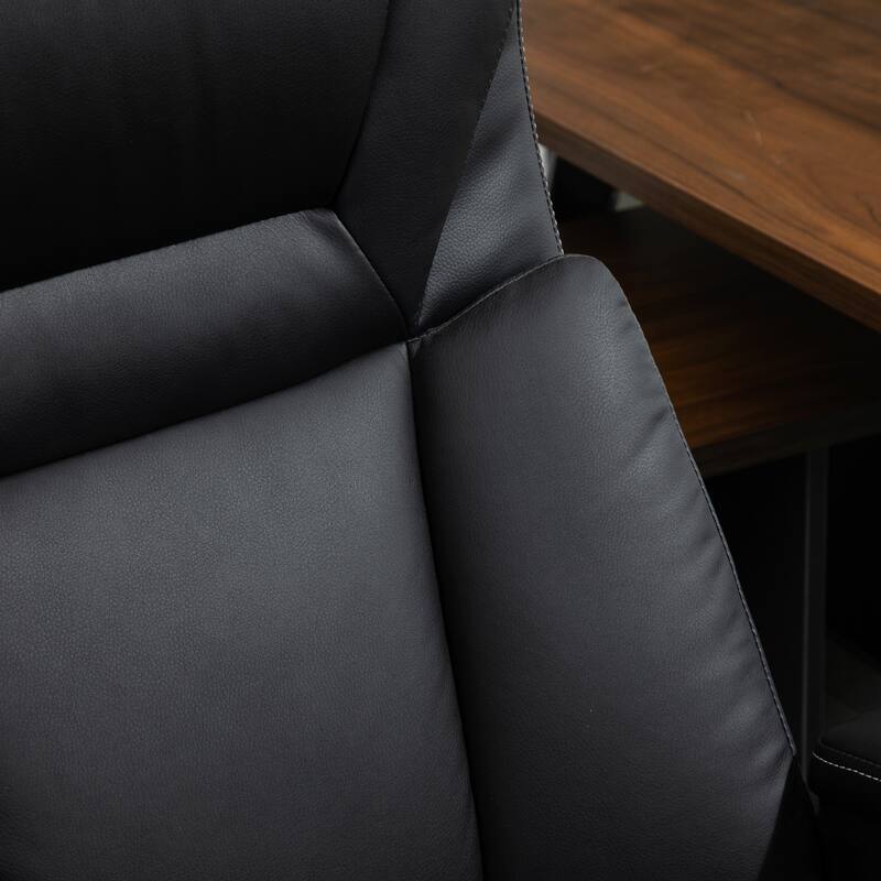 Vinsetto Big and Tall Executive Office Chair 400lbs Computer Desk Chair with High Back PU Leather Ergonomic Upholstery