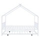 preview thumbnail 13 of 13, Metal Full Size House Bed with Twin Size Trundle