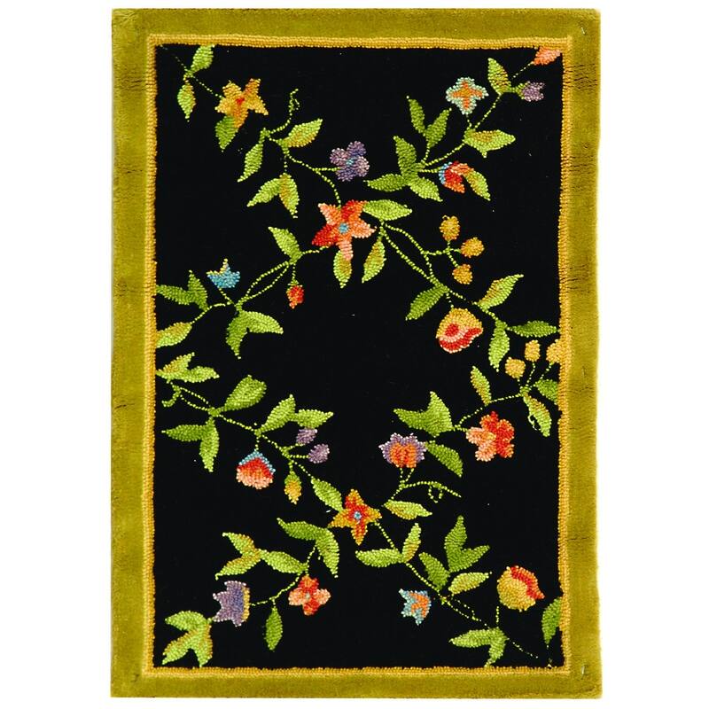 SAFAVIEH Handmade Berkeley Bice Botanical Wool Rug