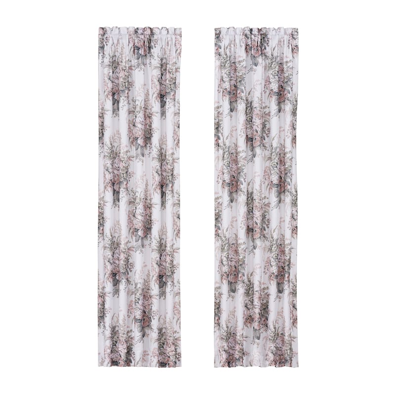 Royal Court Estelle Blush 84" Window Panel Pair