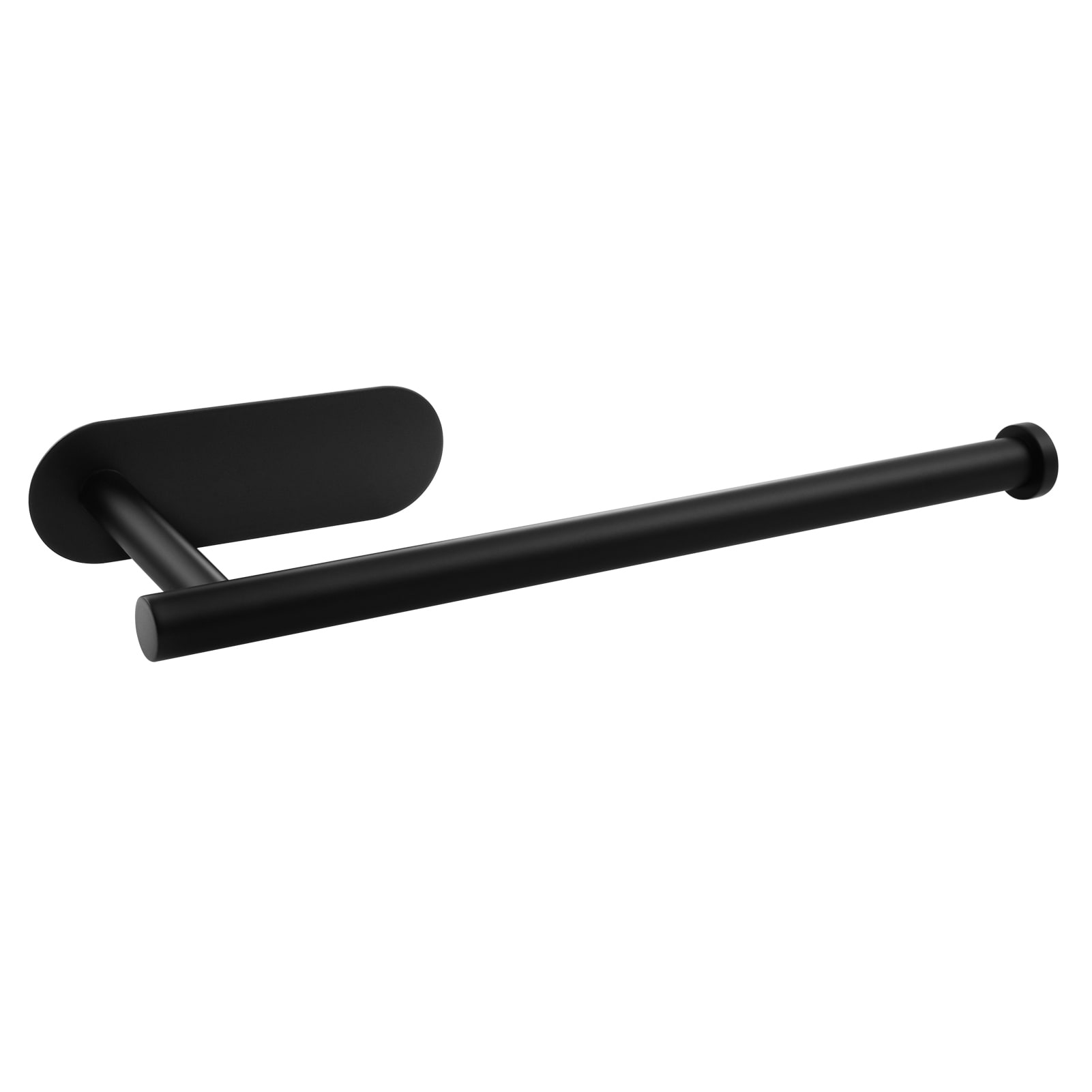 Matt black towel shelf deals