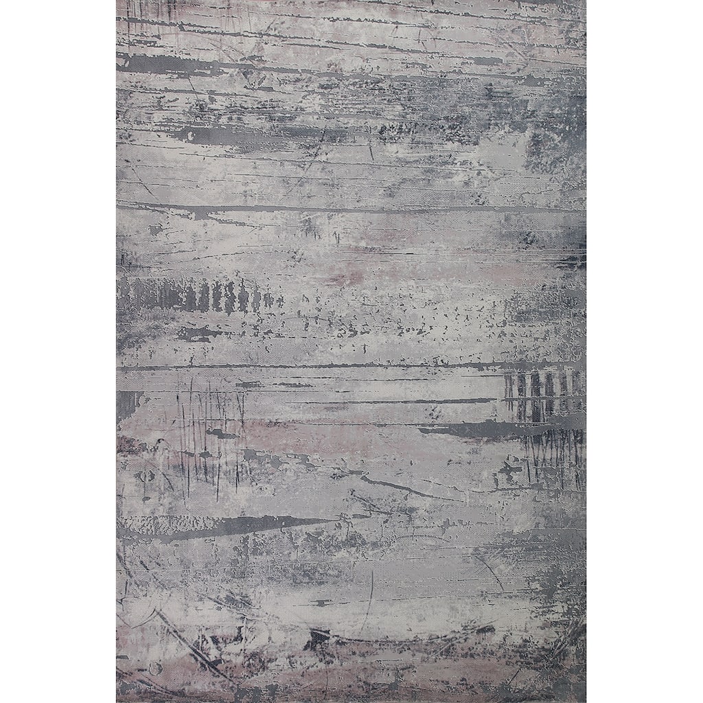 Abstract Modern Rug Oriental Washable Machine-Made Printed Carpet