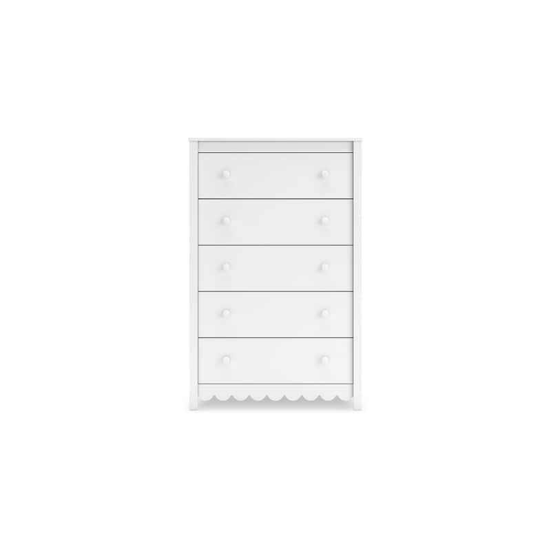 Signature Design by Ashley Hallityn White Chest of Drawers
