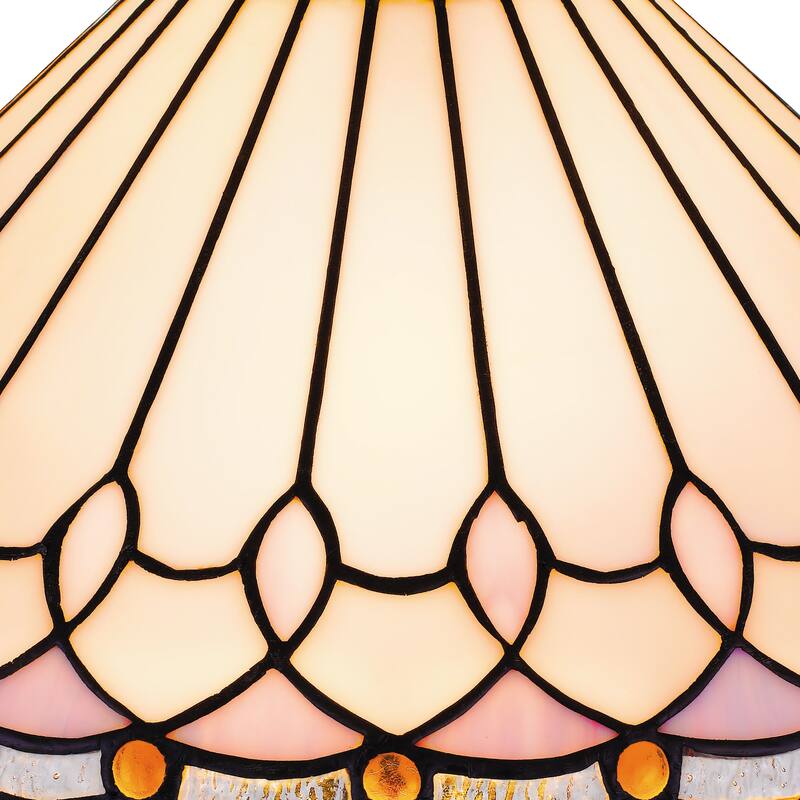 Inez 2-Light Matte Black Table Lamp