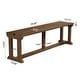 preview thumbnail 7 of 10, Solid Wood Dining Bench, 59" Entryway Bench Kitchen Table Seat for Dining/Living Room, Hallway,