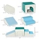preview thumbnail 4 of 8, 4 Piece Foam Play Set Crawling & Sliding Set for Toddlers