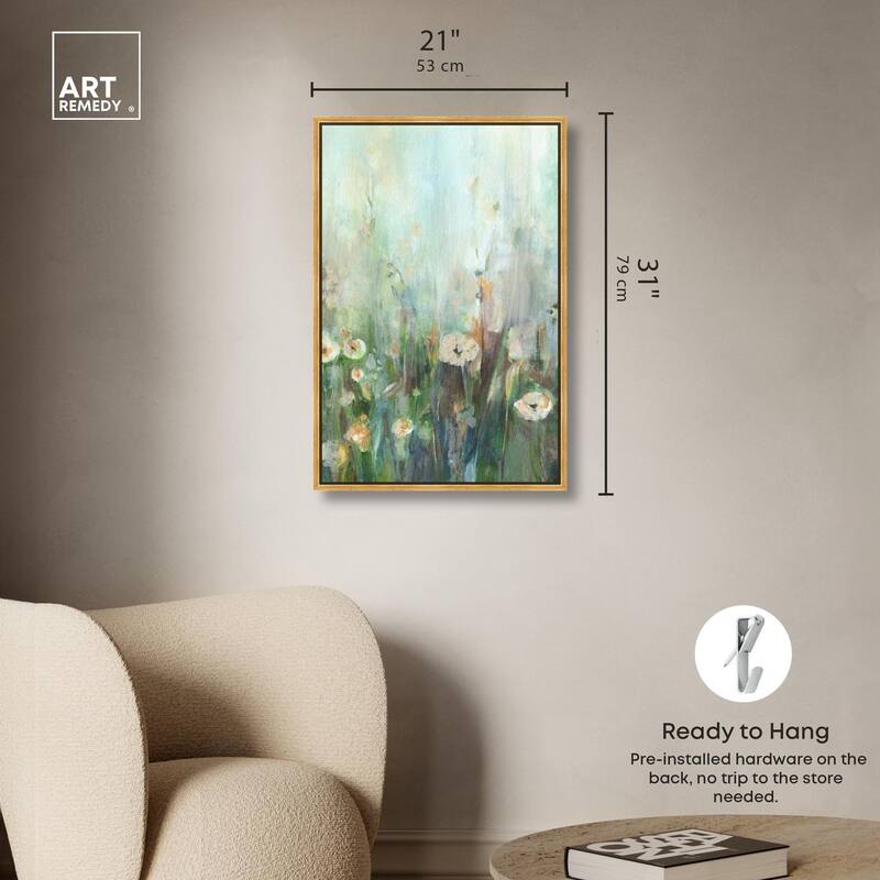 Harmony Green II Canvas by Art Remedy
