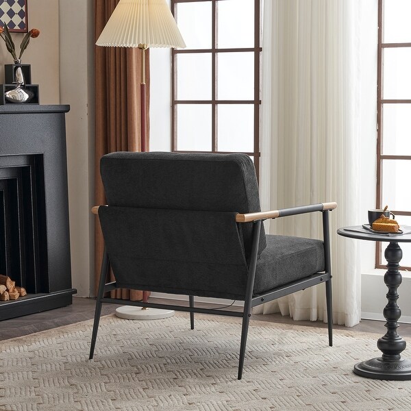 Modern Chic Accent Chair with Metal Frame - Bed Bath Modern Chic Accent Chair with Metal Frame - Bed Bath