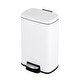 preview thumbnail 1 of 12, Innovaze 1.3 Gallon Stylish Rectangular Matt Step-on Trash Can