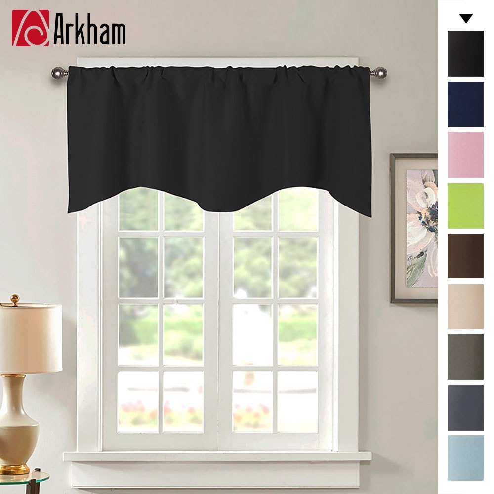 your fabrics my LABOR and lining fits 24-42 window Custom Window Treatment BOX PLEATED Hidden Rod Pocket Valance