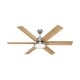 preview thumbnail 30 of 40, Hunter 60" Warrant Ceiling Fan with LED Light, Wall Control - Windmill - Farmhouse, Industrial, Contemporary - ENERGY STAR
