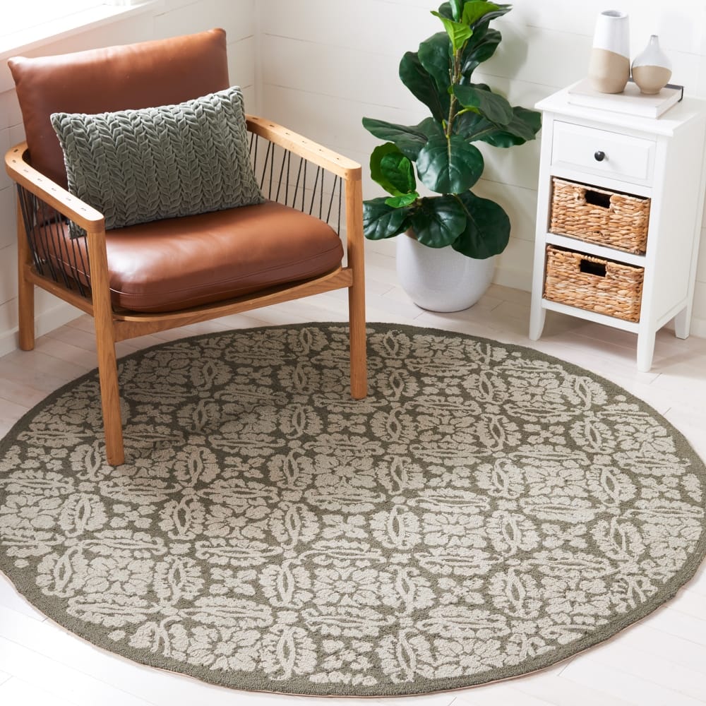 SAFAVIEH Handmade Chelsea Polixeni French Country Wool Rug