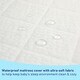 preview thumbnail 2 of 8, Graco Premium Waterproof Crib and Toddler Mattress Protector - 2 Pack