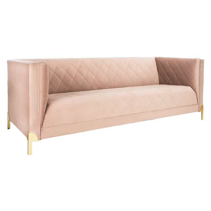 SAFAVIEH Home Luanna Diamond Trellis Sofa - 86"W x 36"D x 31"H