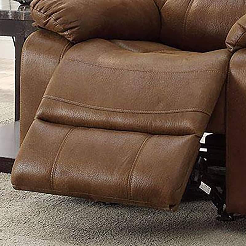 Breathable Leatherette Rocker Recliner