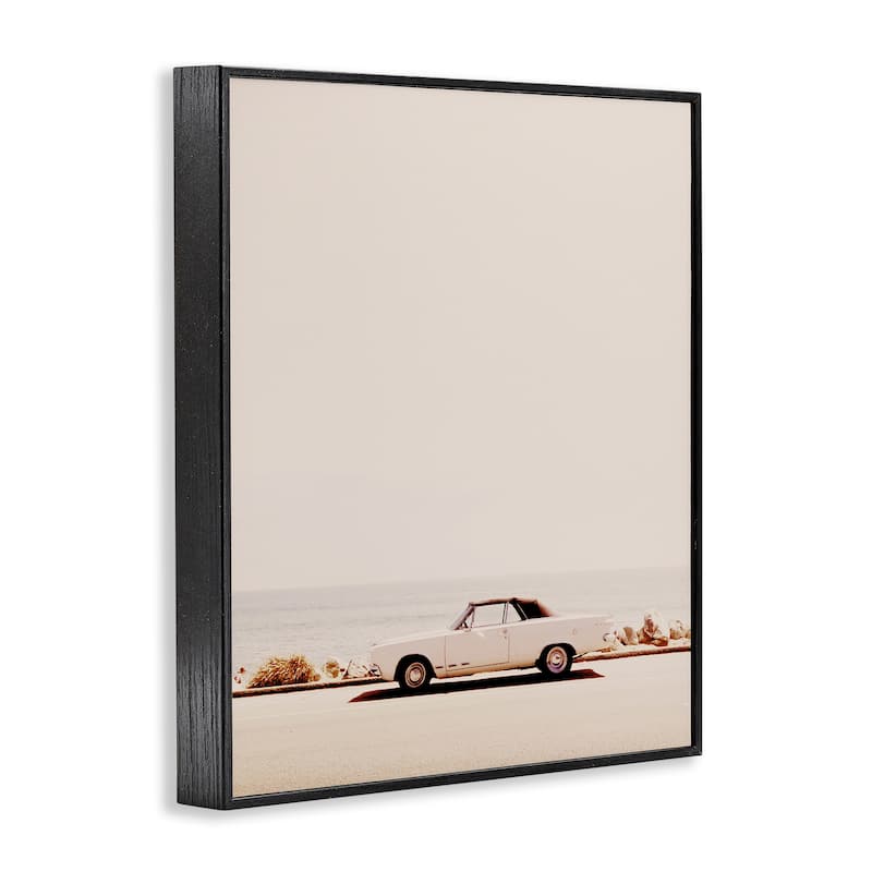 Stupell California Dreaming Antique Car Framed Giclee Art Design By Gemma Bardot