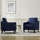 preview thumbnail 5 of 9, Fabric Modern Accent Chair Armchair