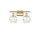 Option Clear Deco Swirl / Satin Gold